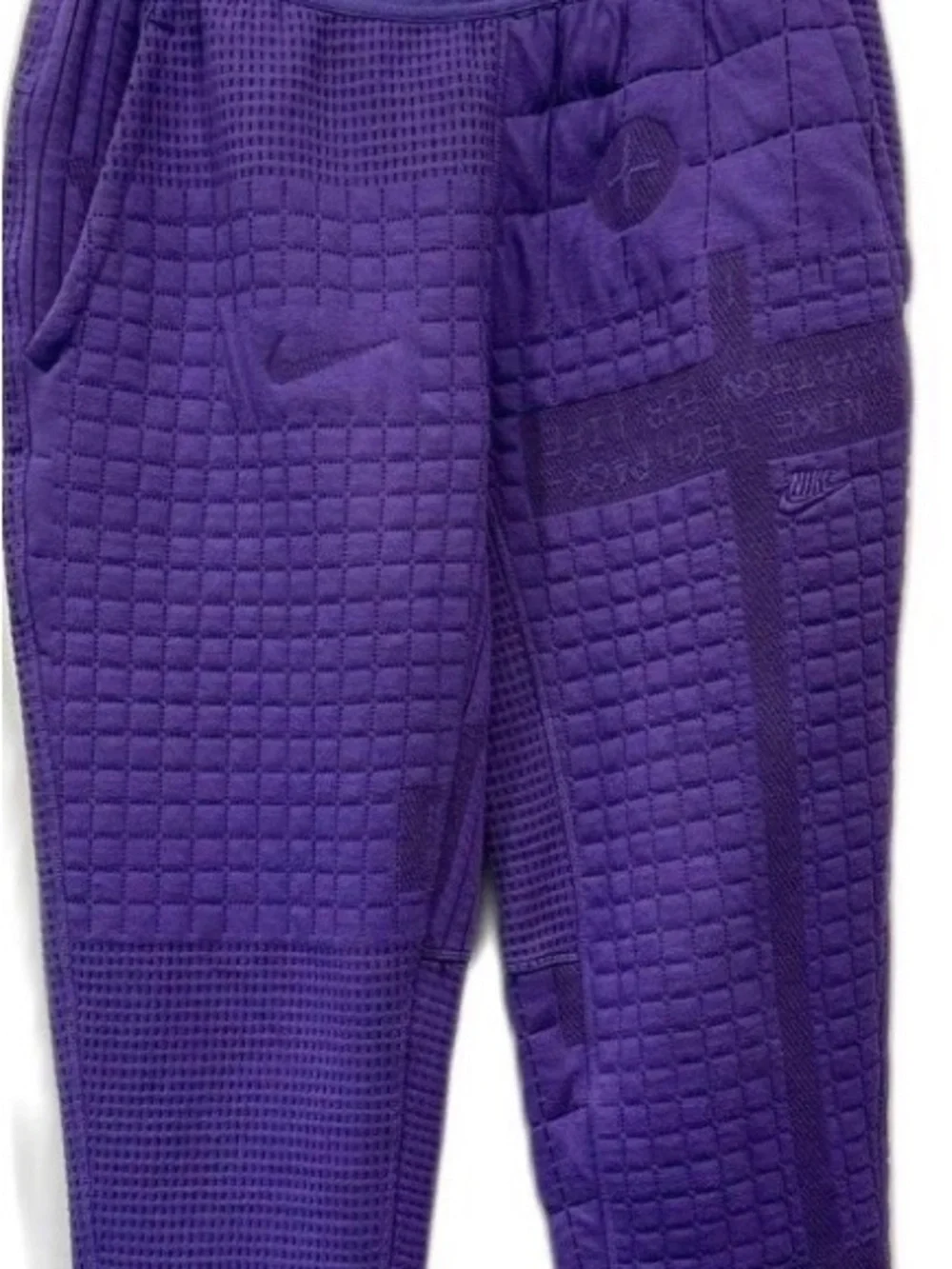 Purple Nike Quilted Tracksuit Set